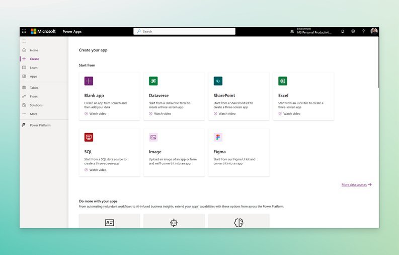 Power Platform — screenshot do produto